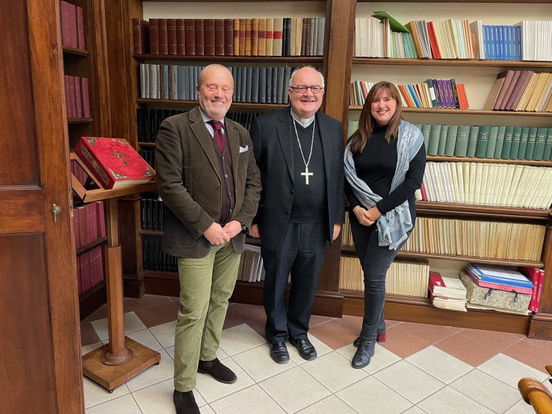 Incontro Presidente e Consigliera Dott.ssa Elisabetta Fini  con S.E. Mons. Giancarlo Perego - Arcivescovo di Ferrara - 6/12/22